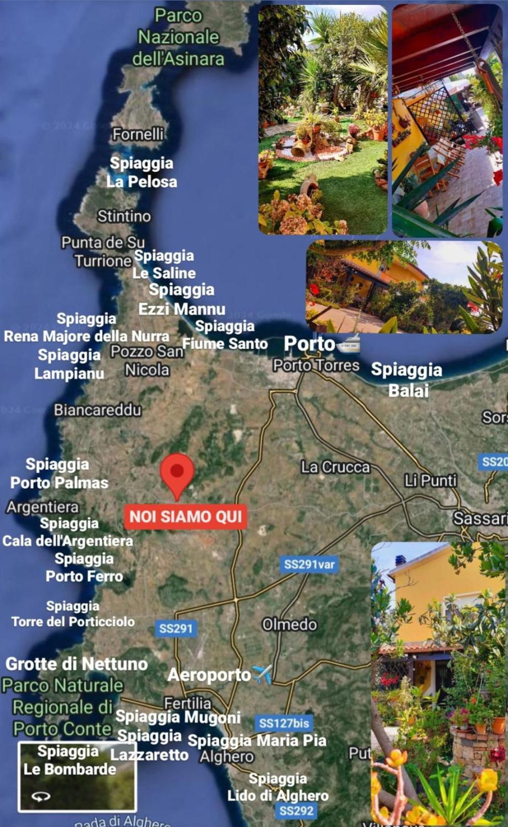 B&B Giomar Sardegna Nord Ovest Campanedda Eksteriør billede